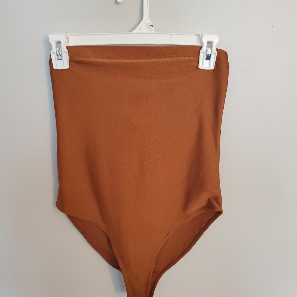 Forever 21 size large bronze bodysuit